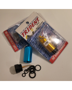 Nøkkelring, mini dykketank med O-ringer og pirker